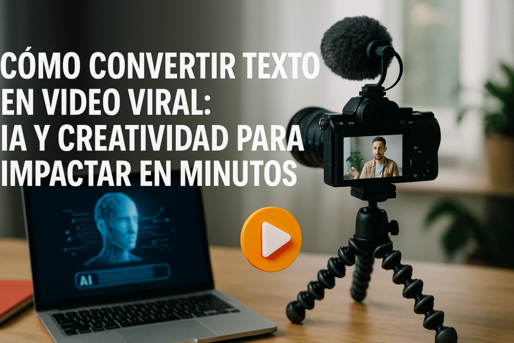 Cómo Convertir Texto en Video Viral: IA y Creatividad para Impactar en Minutos