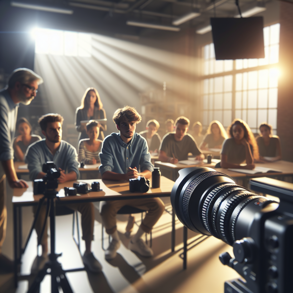 Taller de formación en oficios del cine una oportunidad para futuros creadores en la Academia de Cine