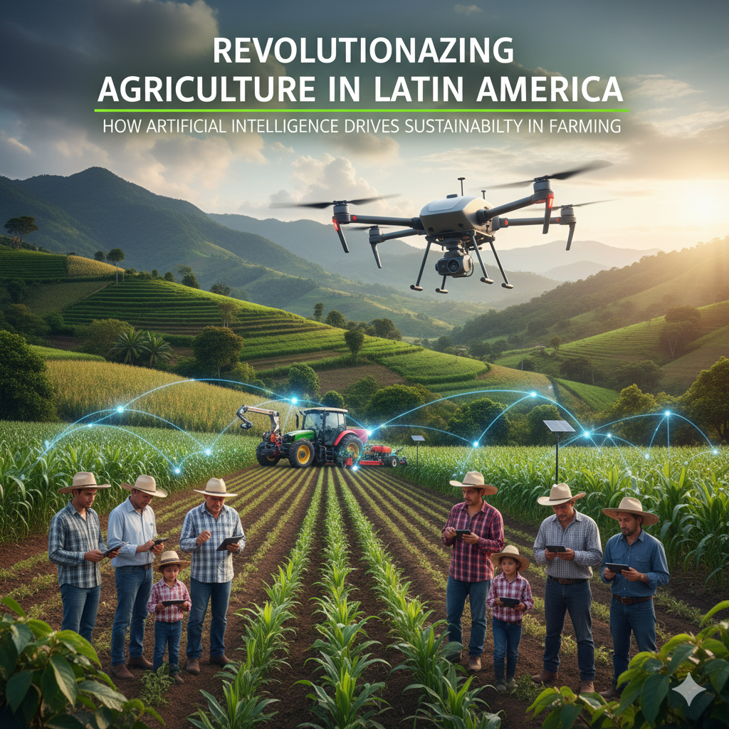 Revolución agroalimentaria en Latinoamérica: la inteligencia artificial transforma la agricultura y promueve la sostenibilidad