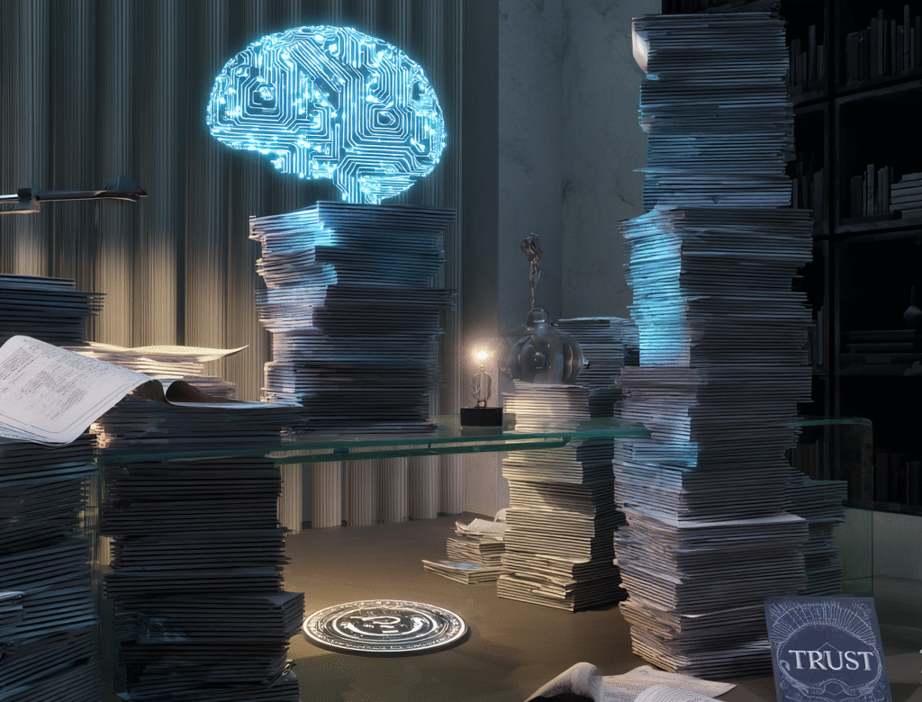  Proliferación de textos académicos sin controles, riesgos estructurales para la confianza pública y el papel de la IA