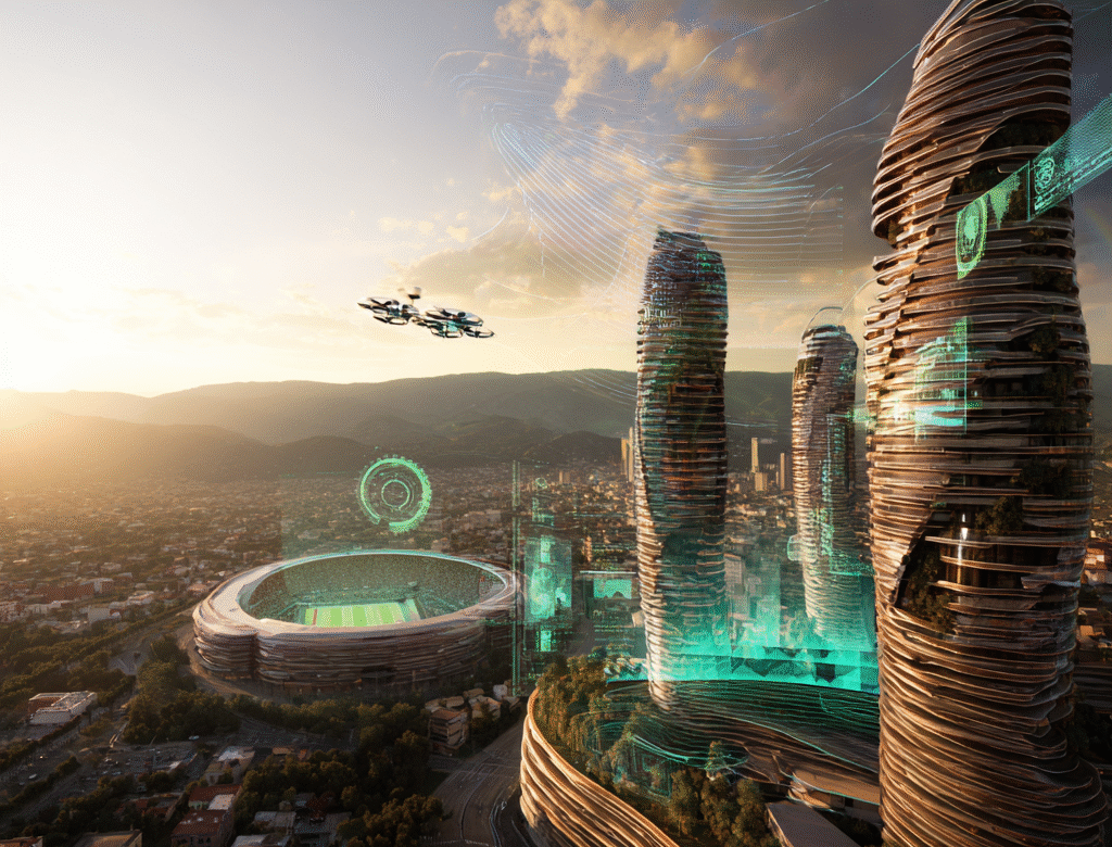  IA y tendencias que redefinen el desarrollo inmobiliario en Mexico para el Mundial dos mil veintiseis