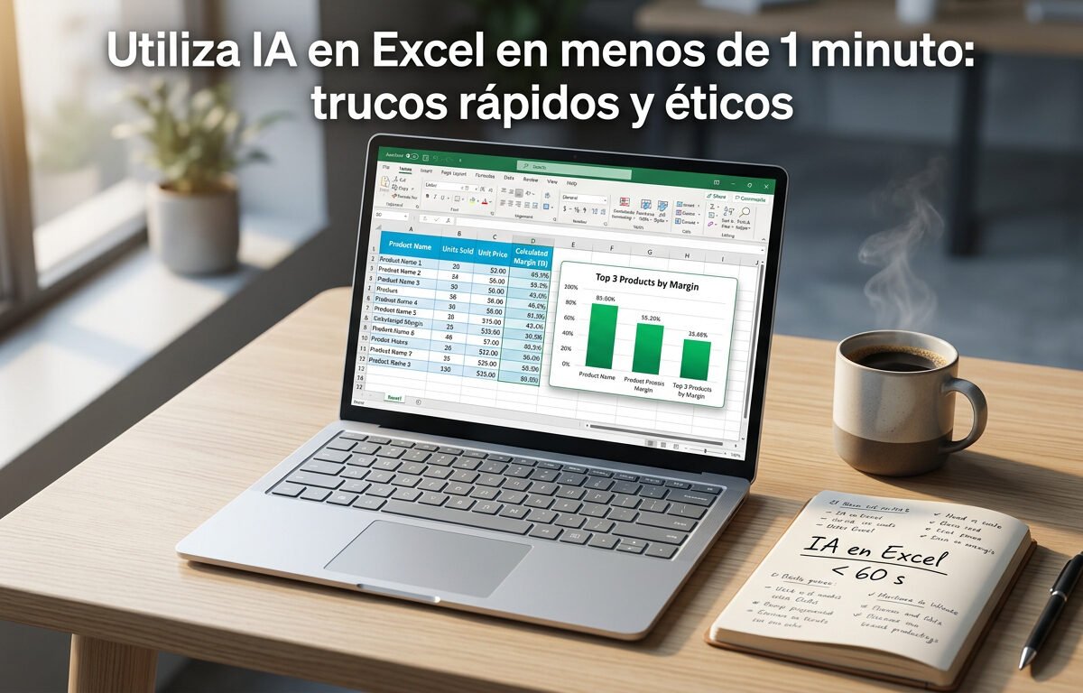  Inteligencia artificial en Excel trucos rapidos en sesenta segundos, Copilot y Power Query, etica y productividad