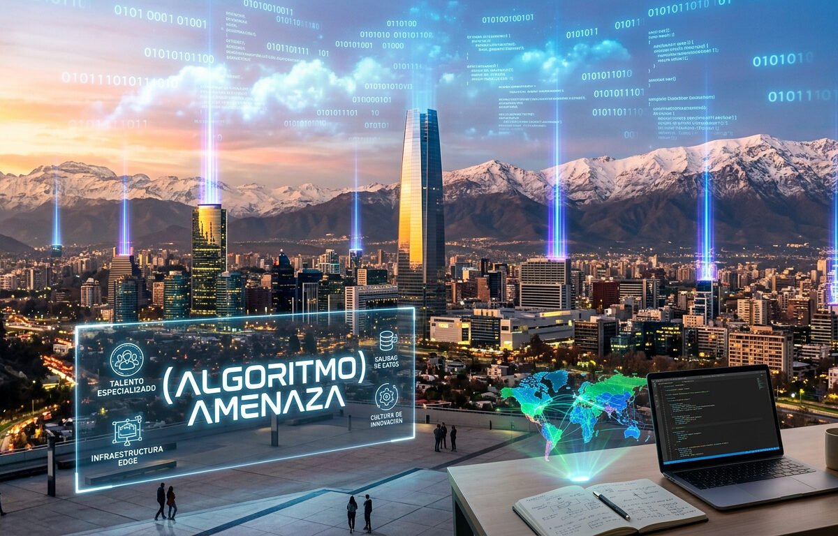  Algoritmo poderoso amenaza a la humanidad, revela brecha de adopcion de IA en Chile, talento y datos limitan escalado e impactan transformacion