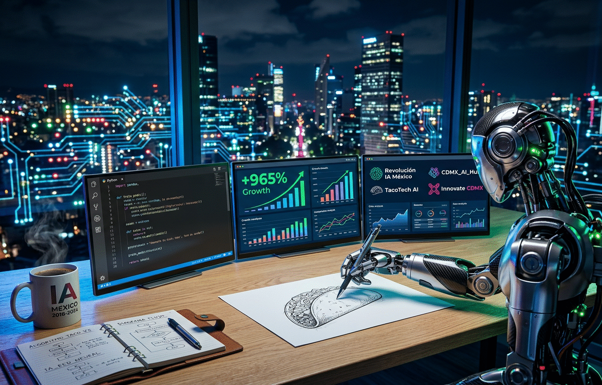  México lidera la revolución de startups de IA en Latinoamérica, atrae miles de millones en inversión y genera empleo de alto nivel