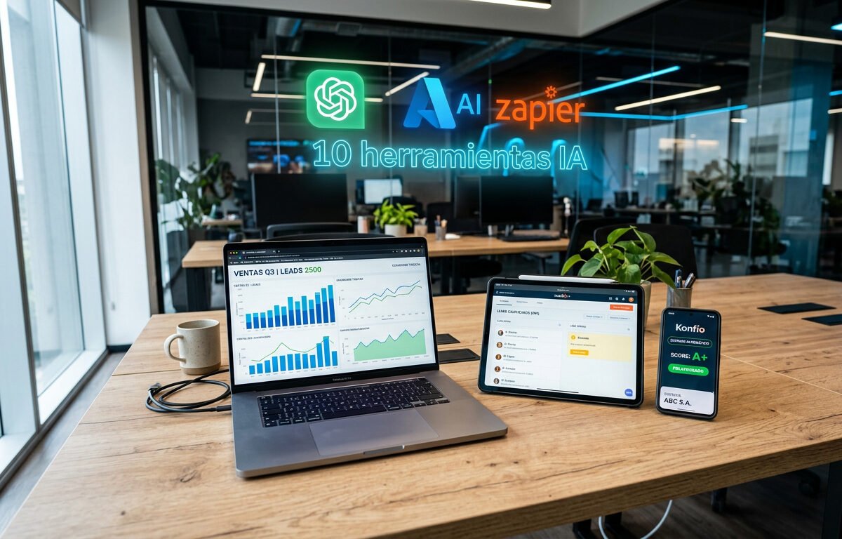  Diez herramientas de IA para trabajar menos y generar el doble