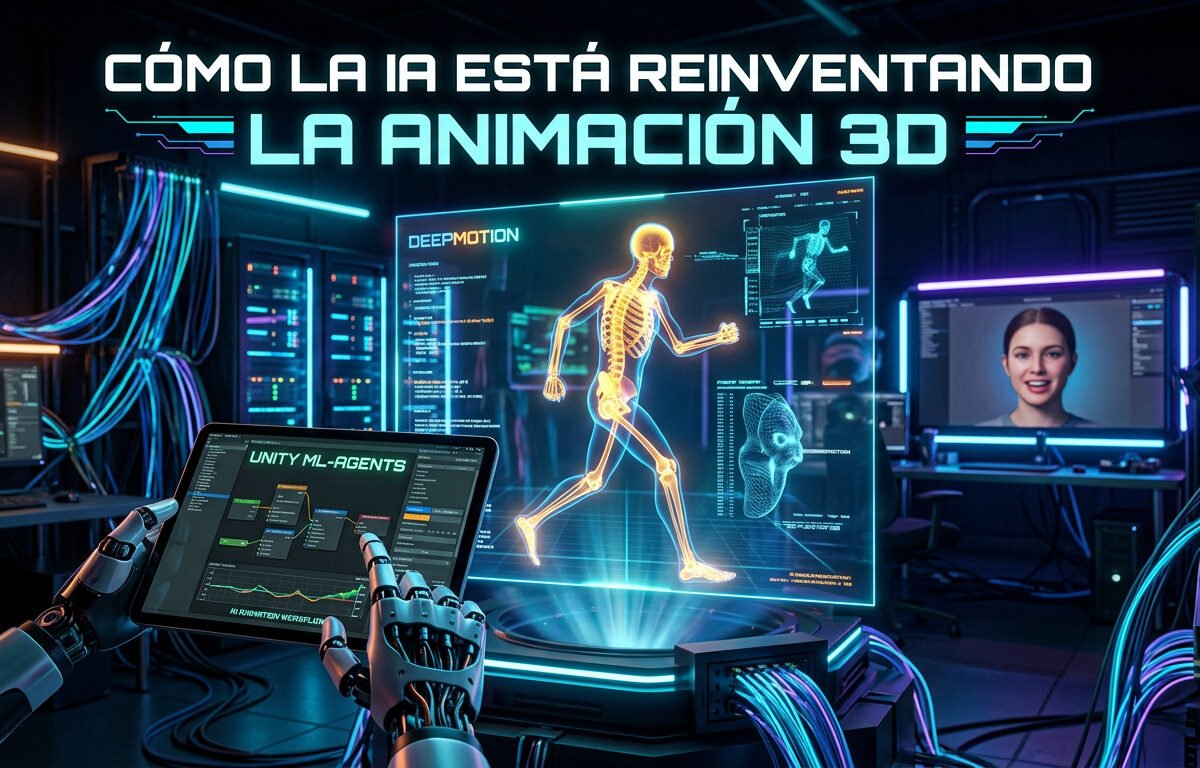  IA revoluciona la animación tres dimensiones en videojuegos de mocap a personajes que aprenden, DeepMotion y Unity ML Agents, Unreal Engine MetaHuman y GAN