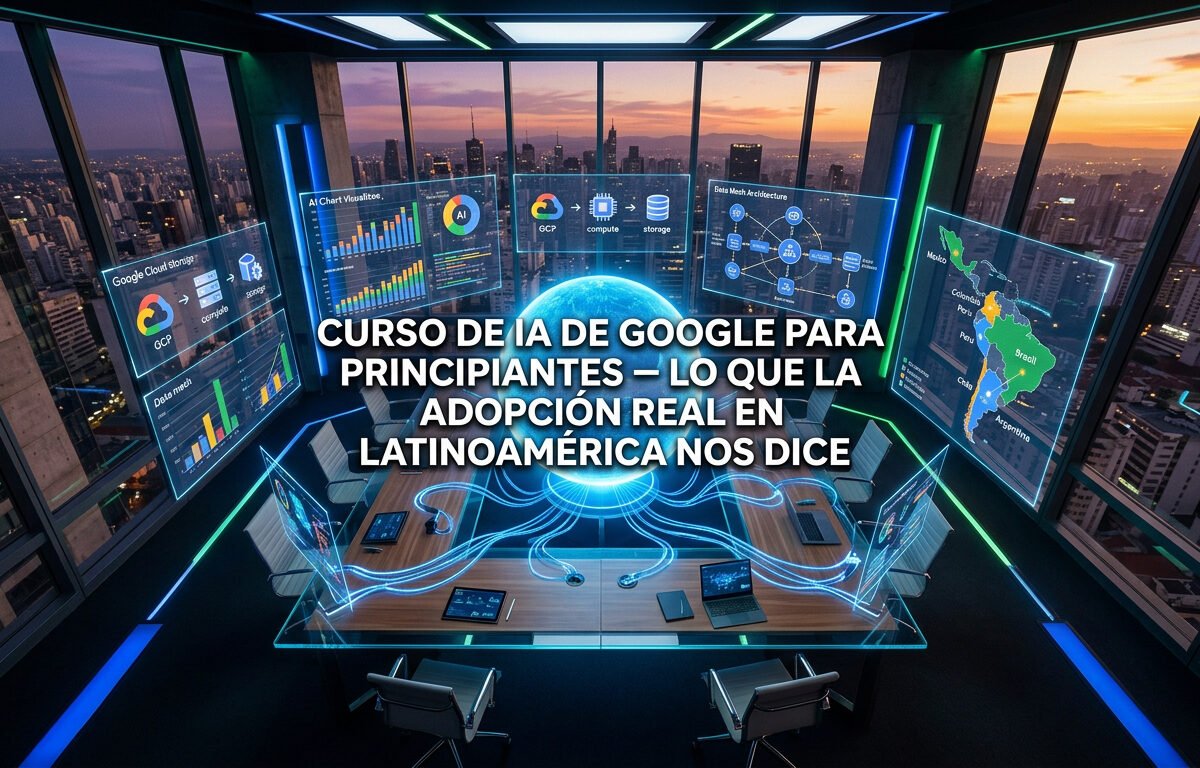  Curso de IA de Google para principiantes y la adopción real en Latinoamérica