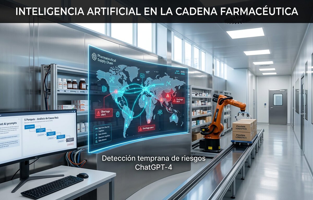  Inteligencia Artificial y ChatGPT cuatro mejoran la resiliencia operativa, la gestión de crisis en la cadena farmacéutica y la optimización de inventarios