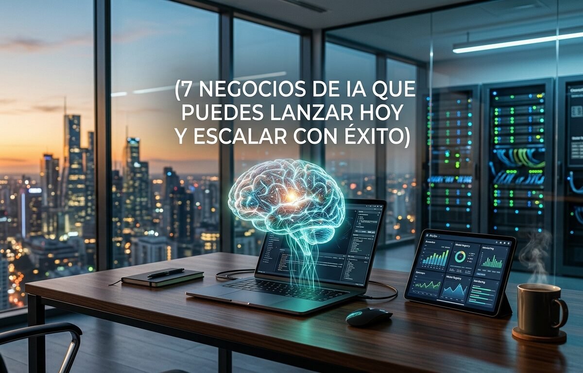  Negocios de IA para lanzar hoy, escalar con éxito