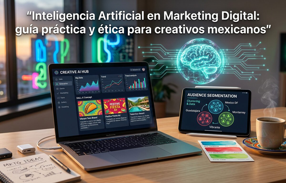  Inteligencia Artificial en Marketing Digital, guía práctica y ética para creativos mexicanos