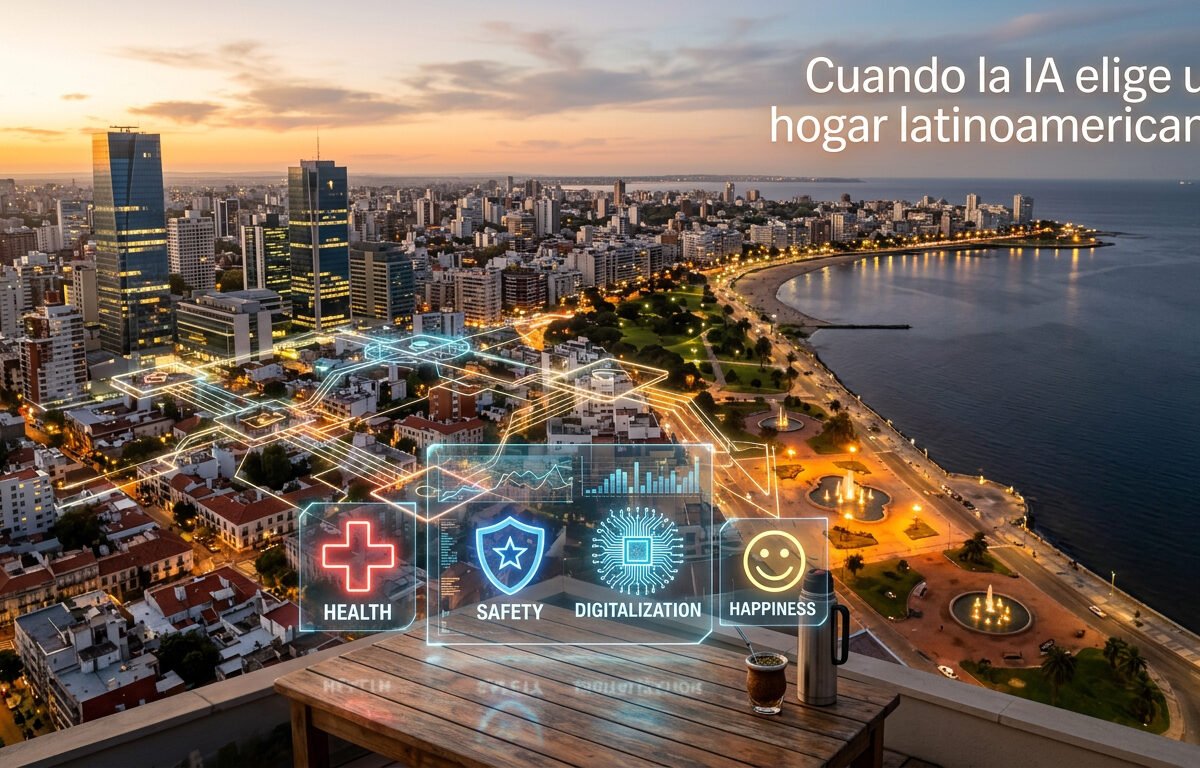  Uruguay lidera Latinoamérica en calidad de vida, según IA y datos de felicidad