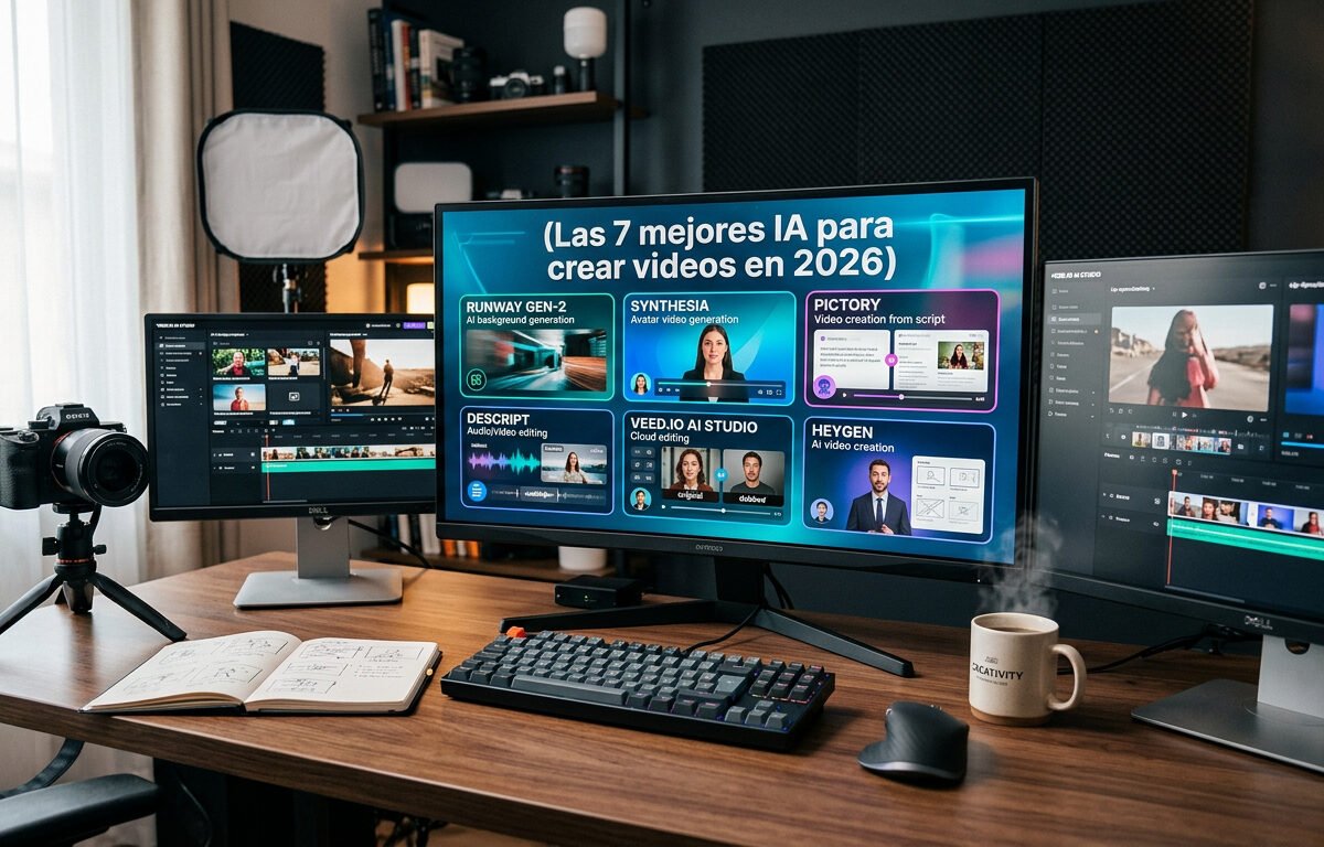  Las mejores IA para crear videos gratis y de pago en dos mil veintiséis