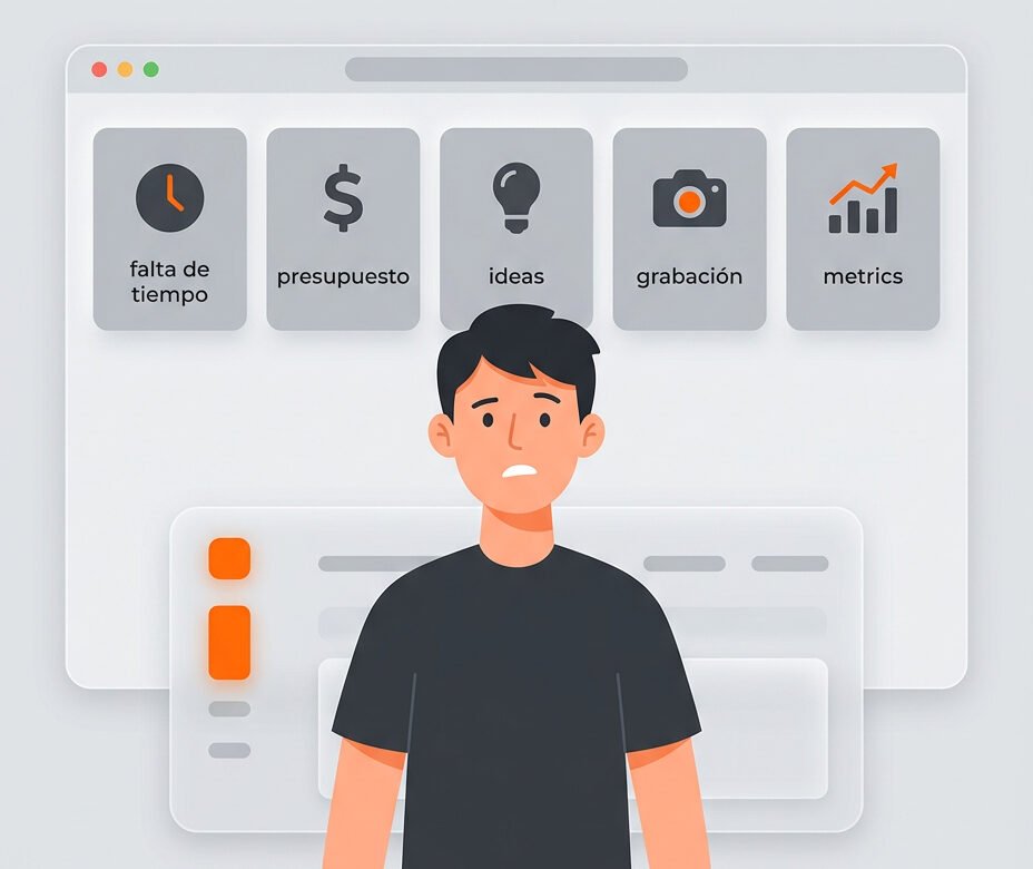  ¿Qué te frustra al crear contenido?